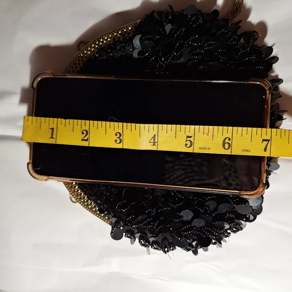 🟠 Vintage Beaded Cocktail Bag - Picture 10 of 15